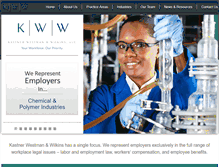 Tablet Screenshot of kwwlaborlaw.com